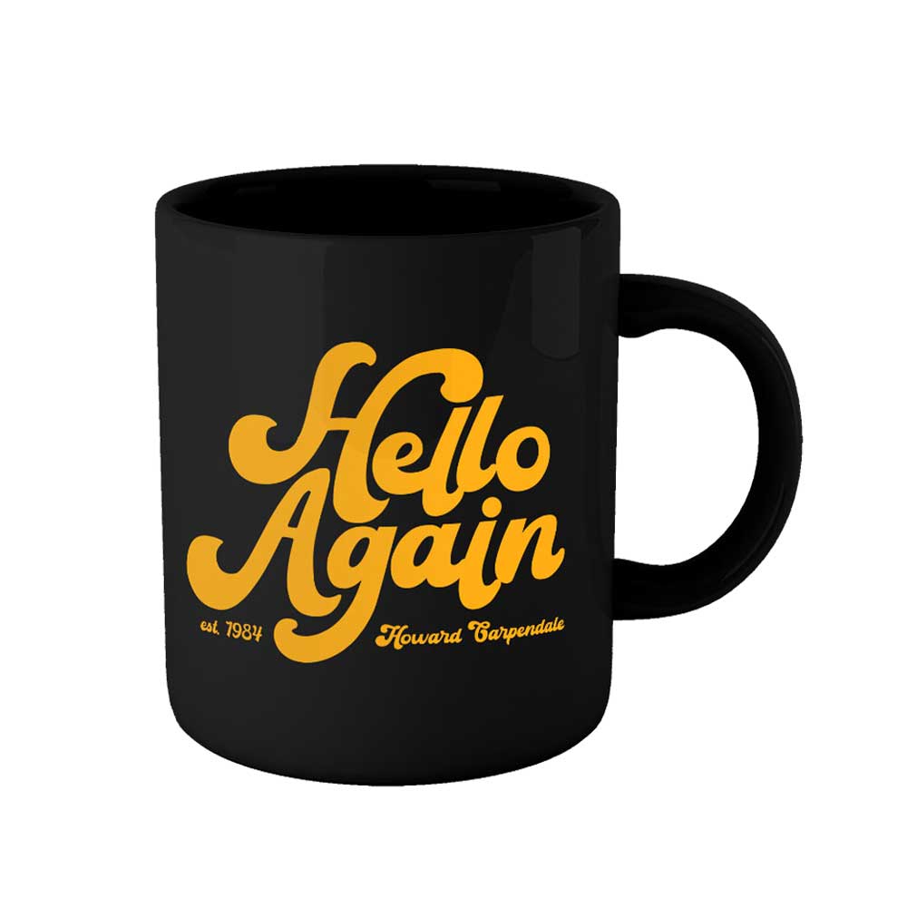 Tasse Schwarz - Motiv "Hello Again"