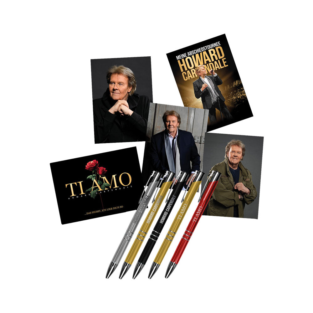 Postkarten / Kugelschreiber - Set "Meine Abschiedstournee"