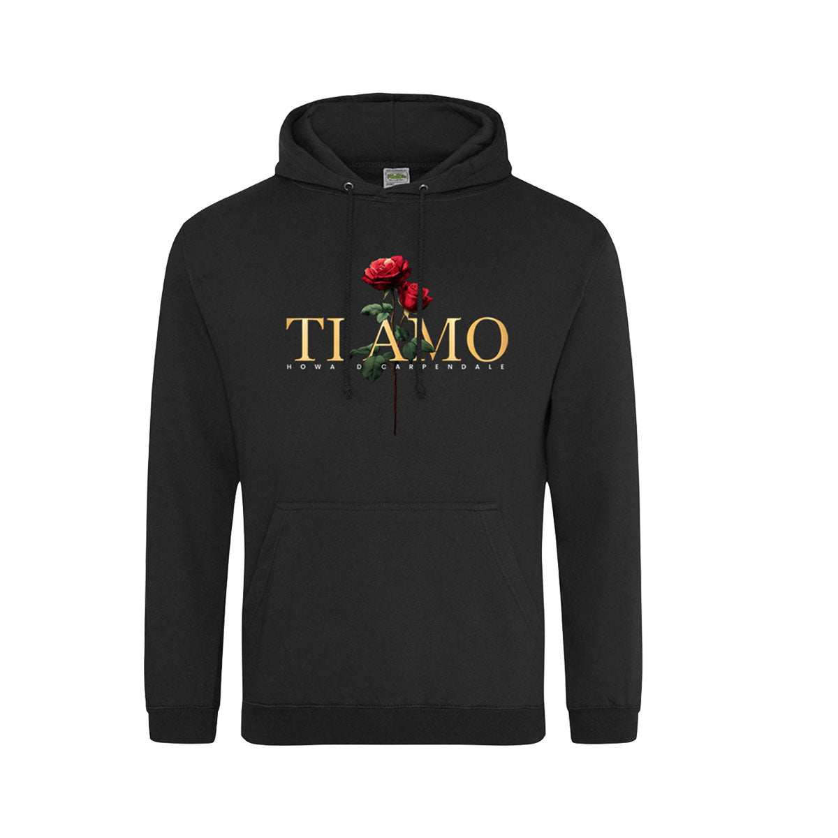 Hoodie Schwarz - "Ti Amo"