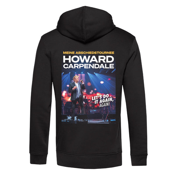  Kapuzenzipper Schwarz - Abschiedstournee 2026 - Howard Carpendale Shop Illustration 